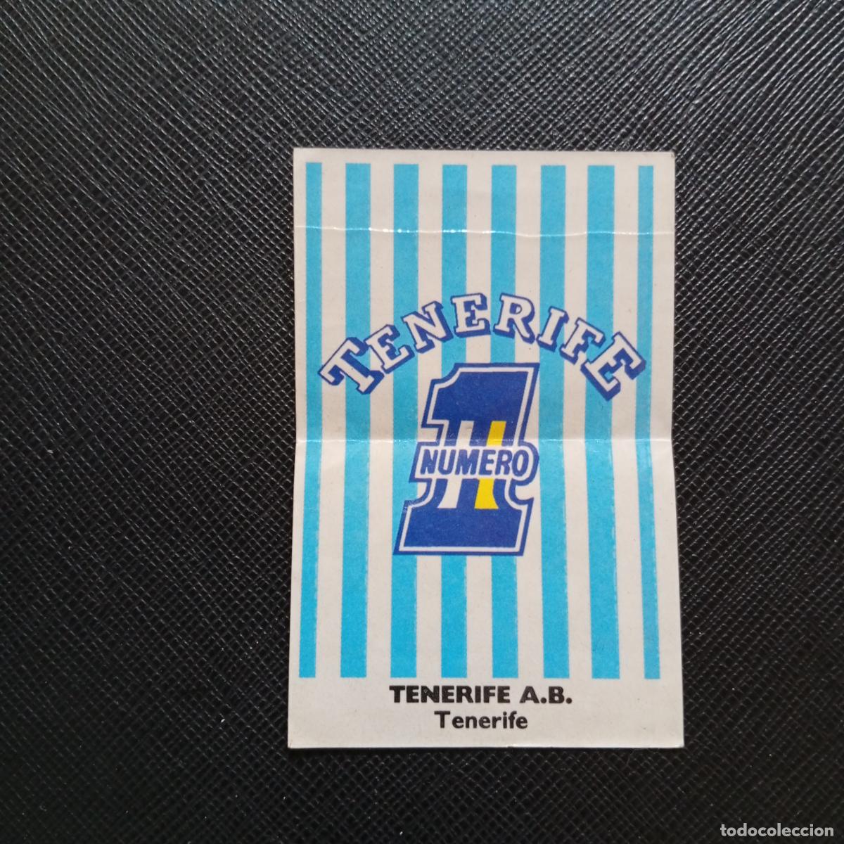 Coleccionismo deportivo: 140 ESCUDO TENERIFE BOLLYCAO BASKET 88 89 ACB BALONCESTO CROMO - SIN PEGAR - A35 PG145