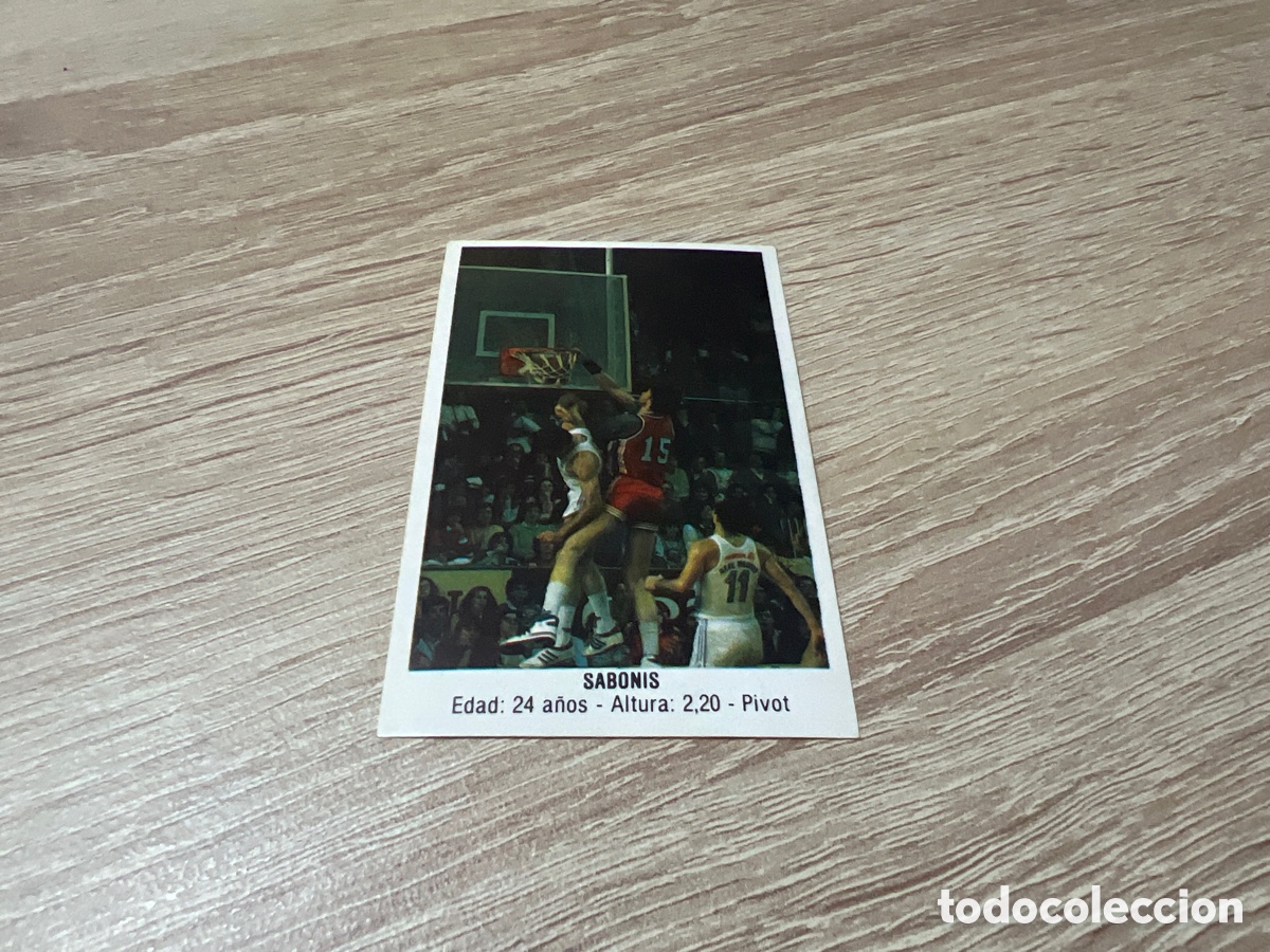 Coleccionismo deportivo: 1987 ARVIDAS SABONIS N&ordm; 127 CONVERSE SIN PEGAR