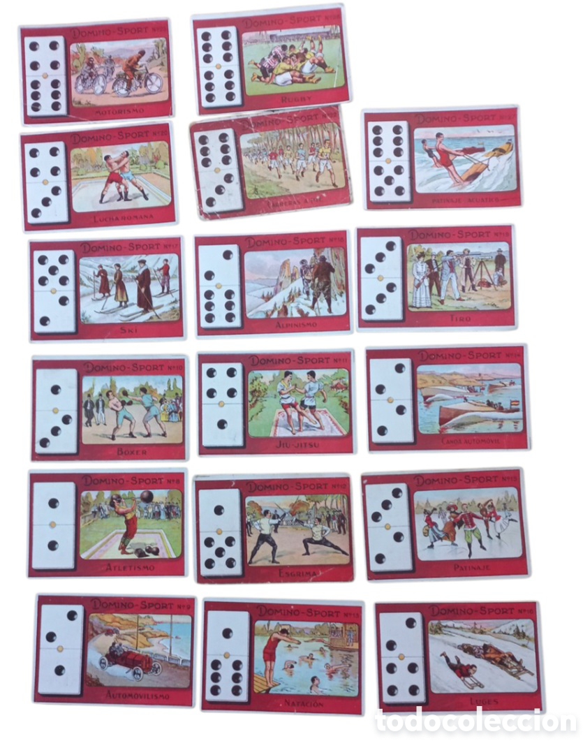 Coleccionismo deportivo: DOMINO - SPORT . COLECCION 17 CROMOS DOMINO