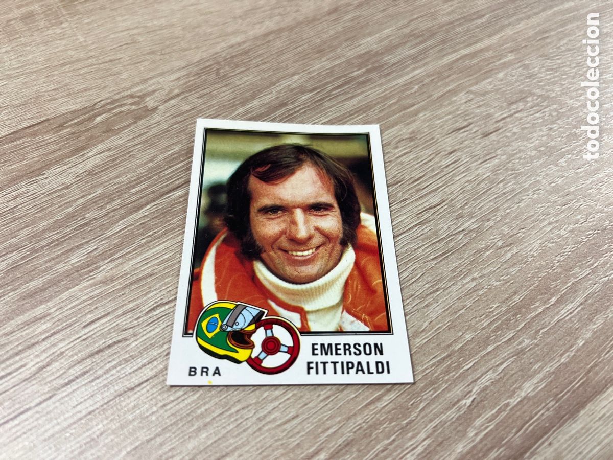 Coleccionismo deportivo: 1980 EMERSON FITTIPALDI N&ordm; 95 PANINI GRAND PRIX FORMULA 1