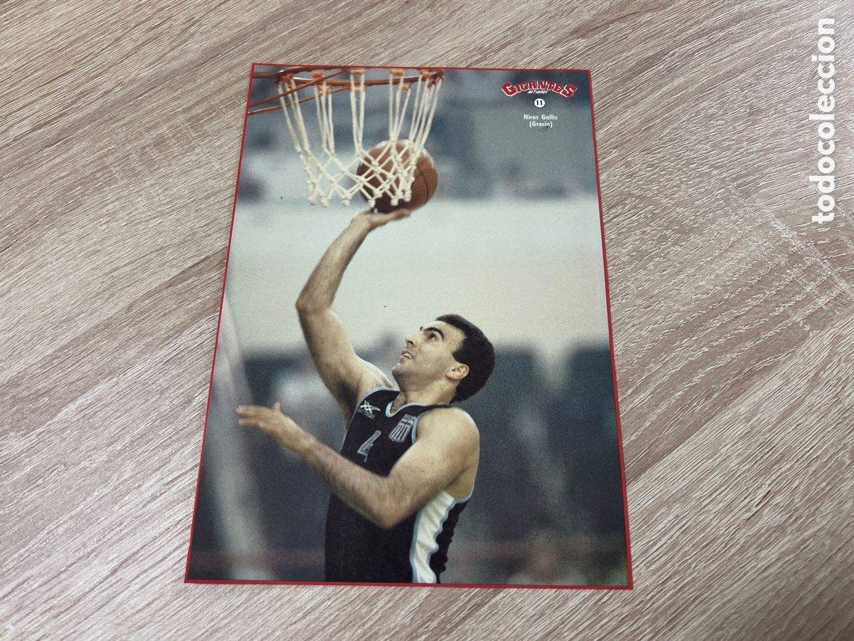 Coleccionismo deportivo: 1987 NIKOS GALLIS N&ordm; 11 GIGANTES NBA SIN PEGAR