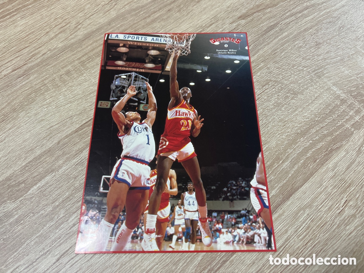 Coleccionismo deportivo: 1987 DOMINIQUE WILKINS N&ordm; 3 GIGANTES NBA SIN PEGAR