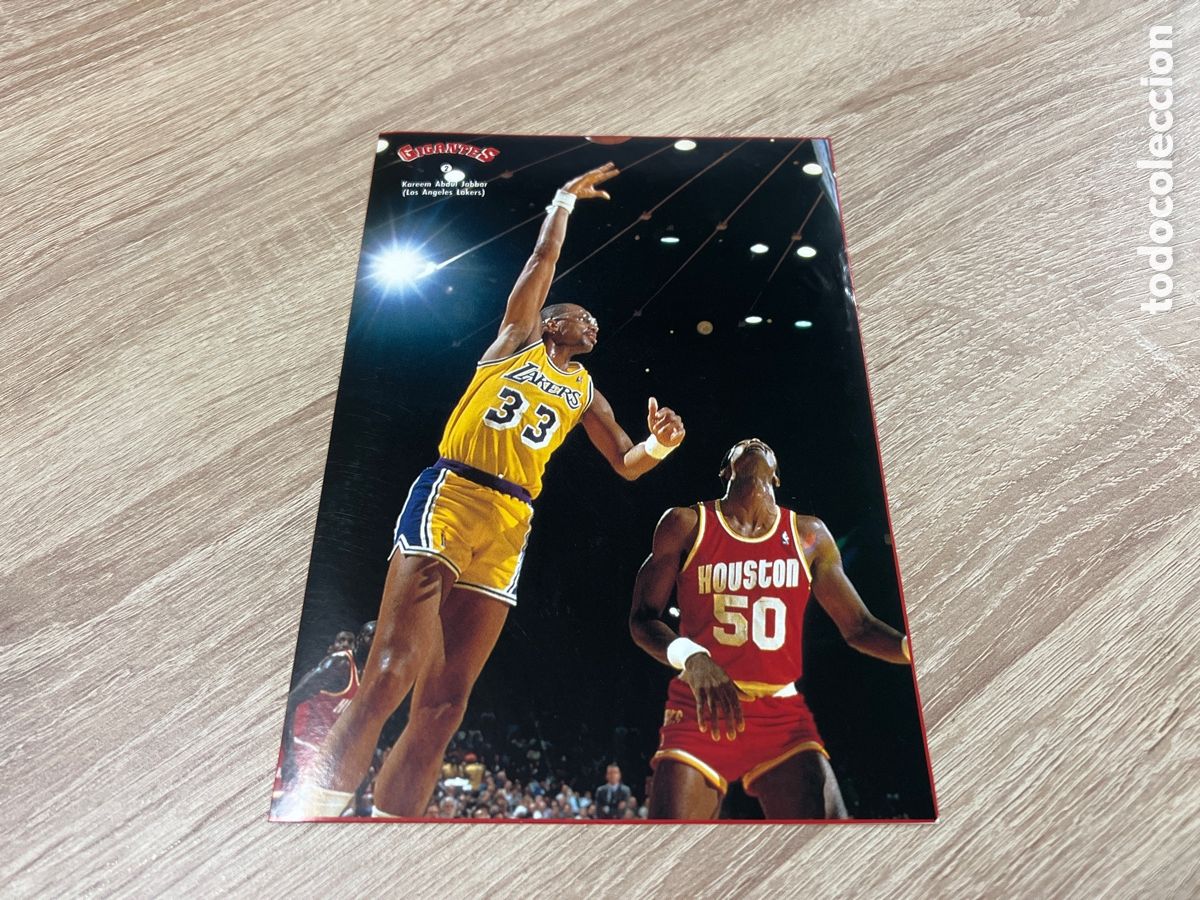 Coleccionismo deportivo: 1987 KAREEM ABDUL JABBAR N&ordm; 2 GIGANTES NBA SIN PEGAR
