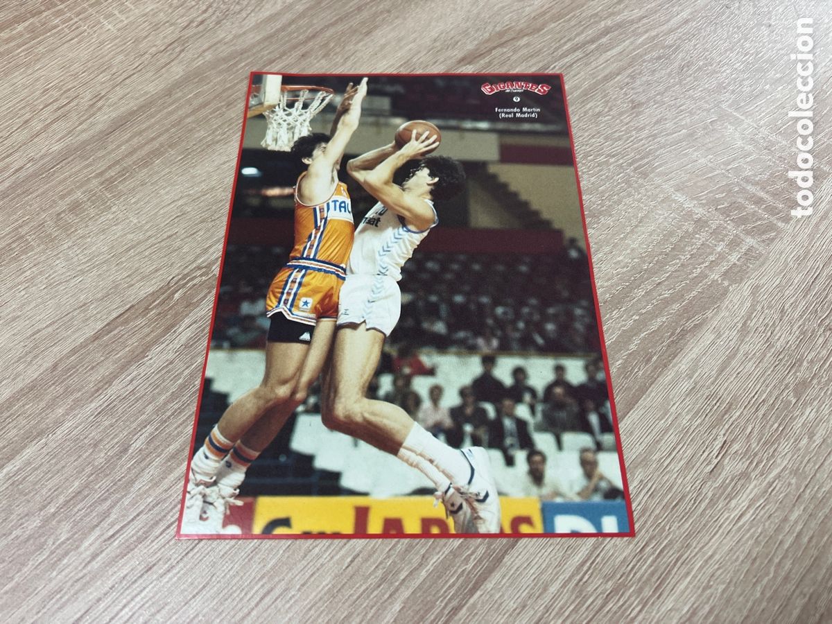 Coleccionismo deportivo: 1987 FERNANDO MARTIN N&ordm; 9 GIGANTES NBA SIN PEGAR