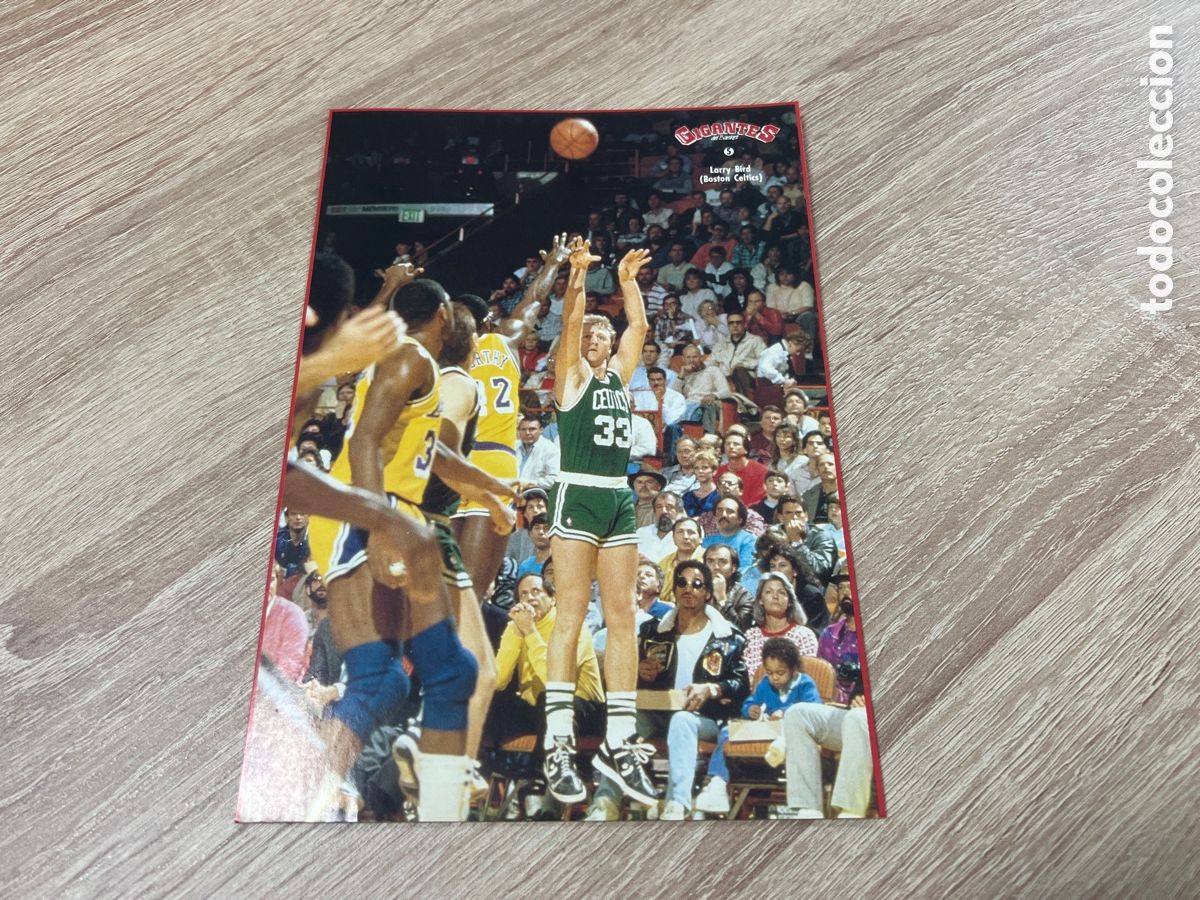 Coleccionismo deportivo: 1987 LARRY BIRD N&ordm; 5 GIGANTES NBA SIN PEGAR