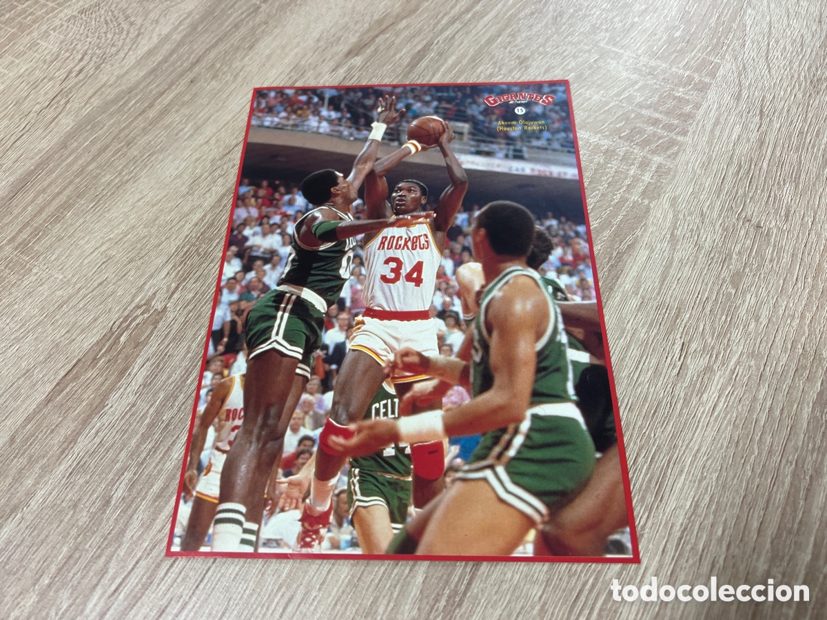 Coleccionismo deportivo: 1987 AKEEM OLAJUWON N&ordm; 15 GIGANTES NBA SIN PEGAR