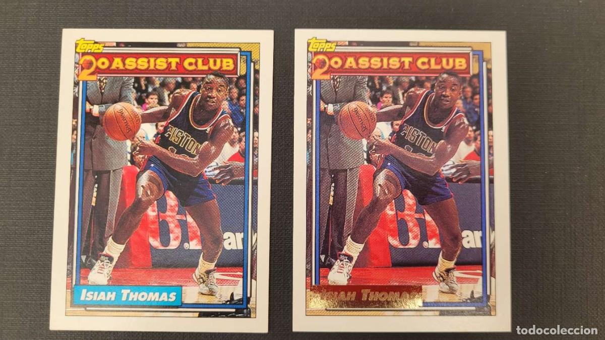 Coleccionismo deportivo: 1993 ISIAH THOMAS CARD NBA # 219 TOPPS DETROIT PISTONS