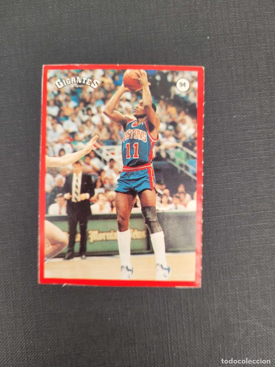 Coleccionismo deportivo: 1988 ISIAH THOMAS NBA STICKER # 94 GIGANTES BASKET DETROIT PISTONS