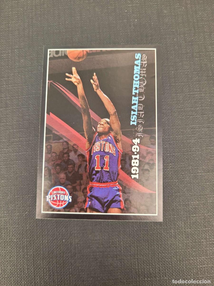 Coleccionismo deportivo: 2009 2010 ISIAH THOMAS NBA STICKER # 84 PANINI DETROIT PISTONS