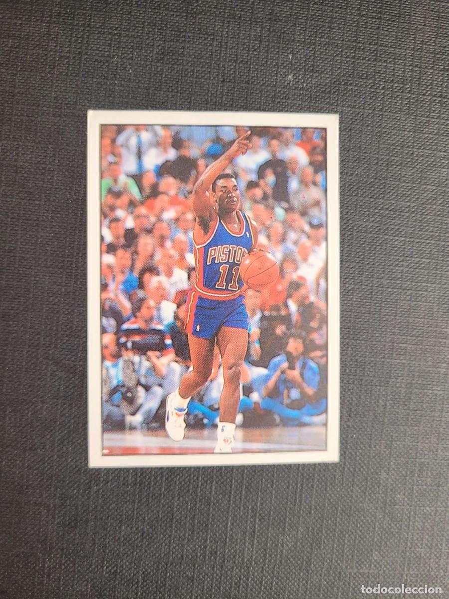 Coleccionismo deportivo: 1991 ISIAH THOMAS NBA STICKER # 73 PANINI DETROIT PISTONS