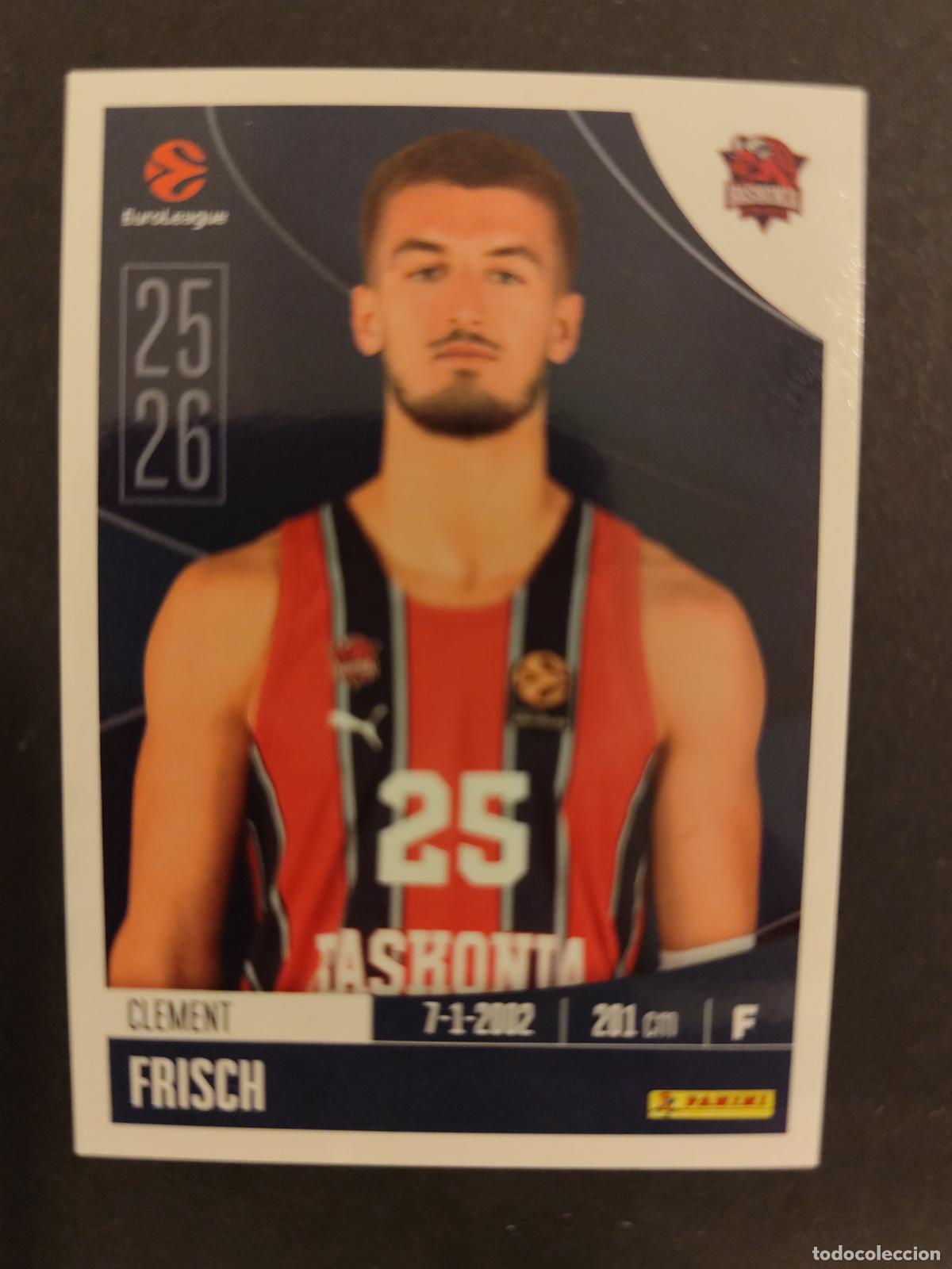 Coleccionismo deportivo: 90 CLEMENT FRISCH BASKONIA EUROLEAGUE 2025 2026 25 26 BALONCESTO