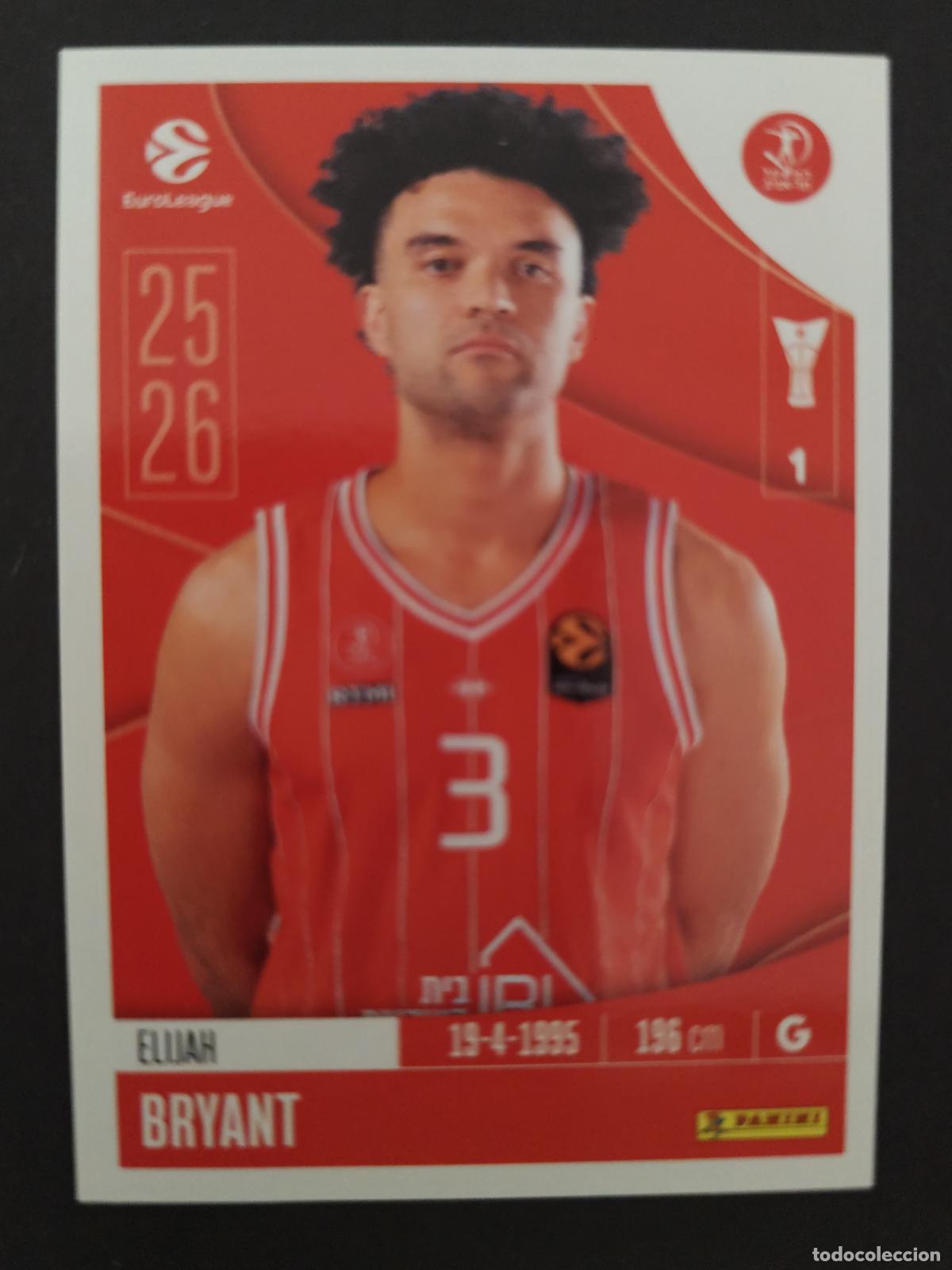 Coleccionismo deportivo: 201 ELIJAH BRYANT HAPOEL TEL AVIV EUROLEAGUE 2025 2026 25 26 BALONCESTO