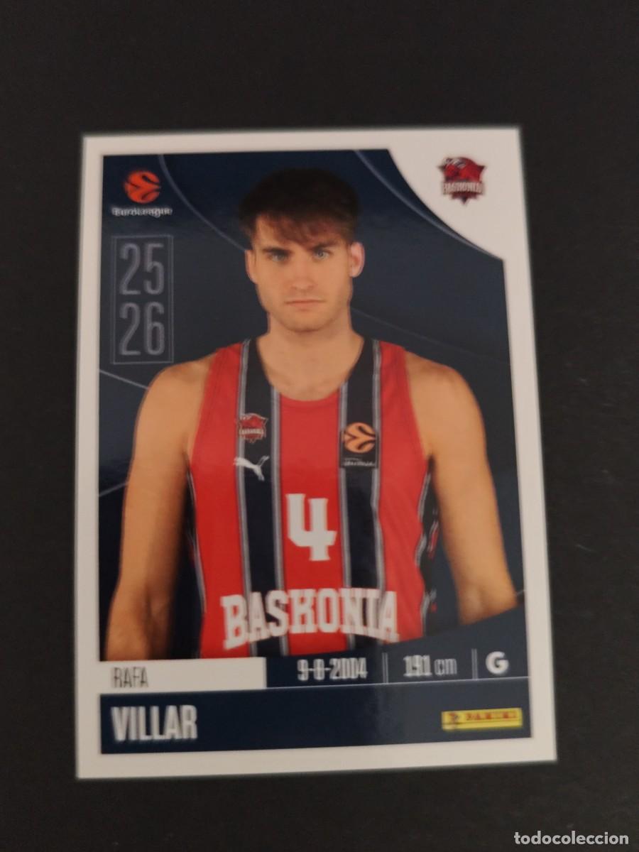 Coleccionismo deportivo: 83 RAFA VILLAR BASKONIA EUROLEAGUE 2025 2026 25 26 BALONCESTO