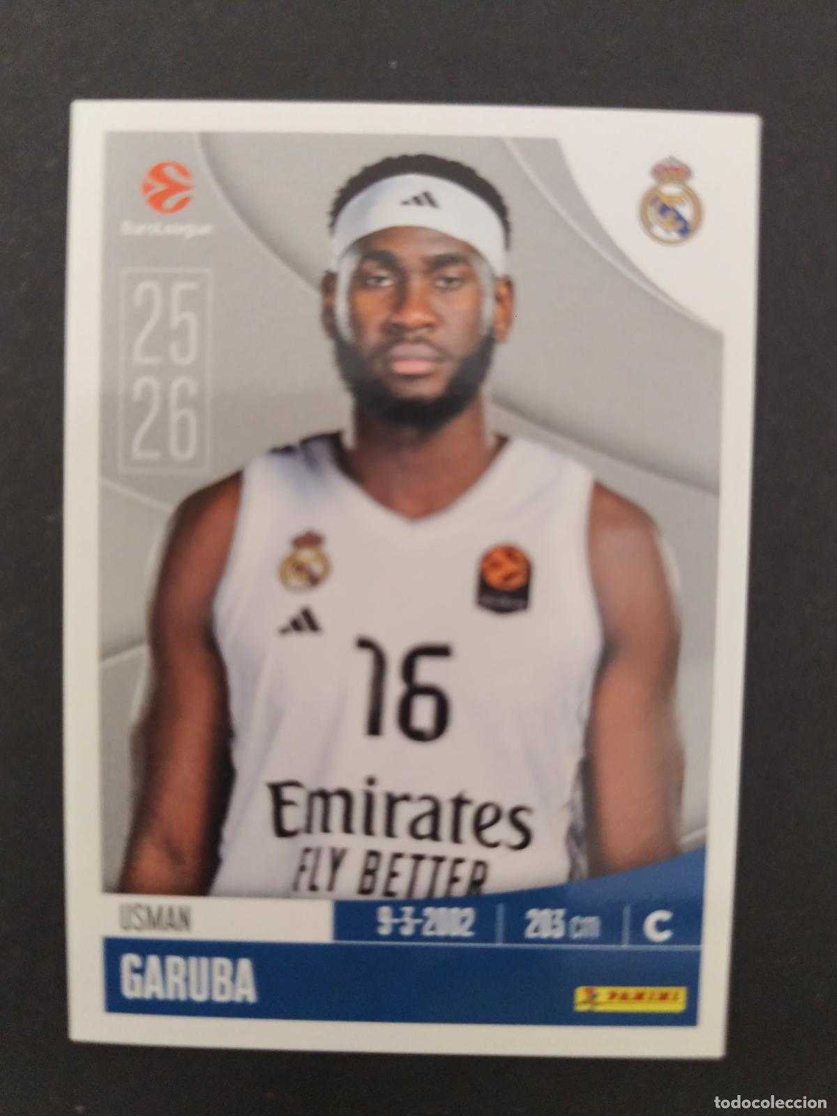 Coleccionismo deportivo: 331 USMAN GARUBA REAL MADRID EUROLEAGUE 2025 2026 25 26 BALONCESTO