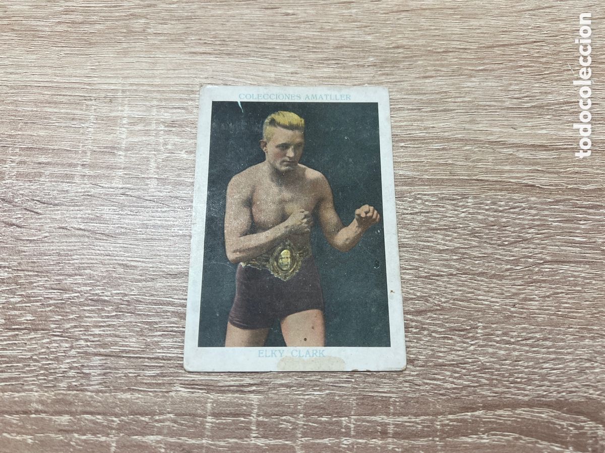 Collectionnisme sportif: ELKY CLARK N&ordm; 35 BOXEO CHOCOLATES AMATLLER A&Ntilde;OS 20