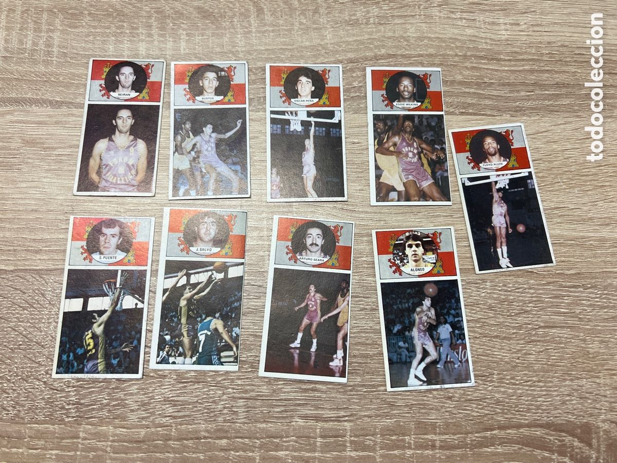 Coleccionismo deportivo: 1986 FORUM FILATELICO EQUIPO COMPLETO 9 CROMOS DESPEGADOS MERCHANTE