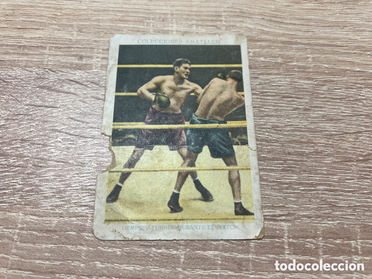 Coleccionismo deportivo: JACK DEMPSEY VS TUNNEY CHOCOLATES AMATLLER A&Ntilde;OS 20
