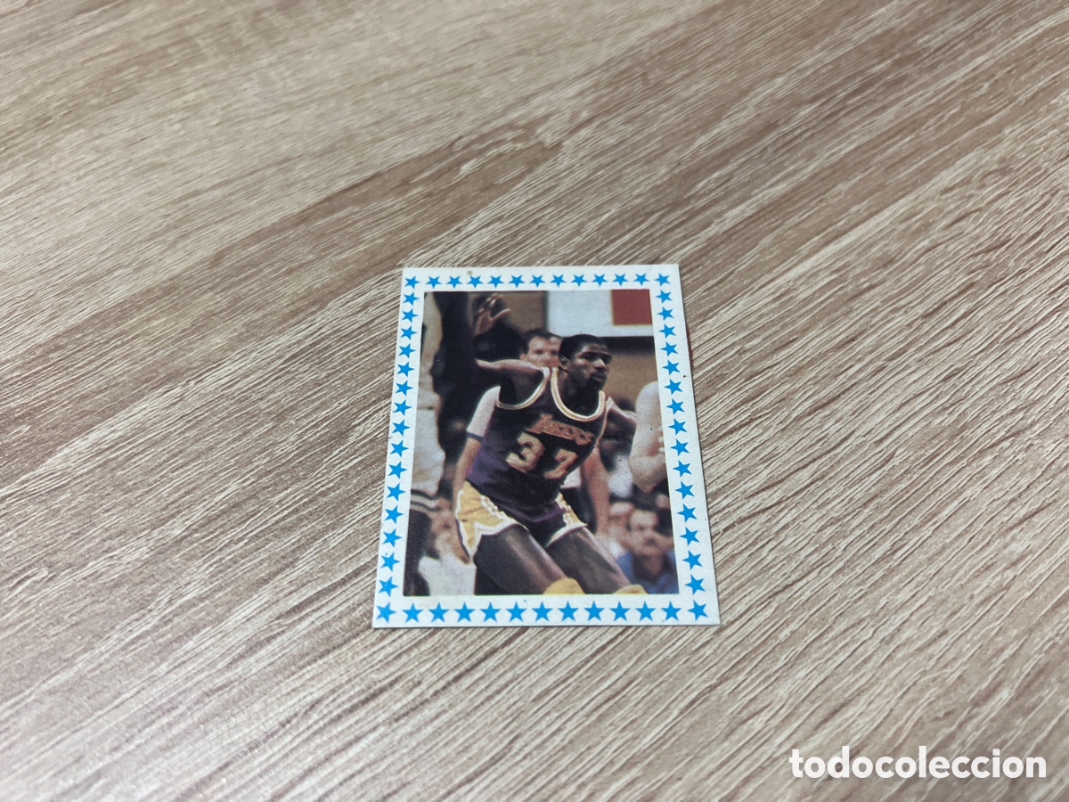 Coleccionismo deportivo: 1986 MAGIC JOHNSON N&ordm; 176 BALONCESTO CLESA DESPEGADO