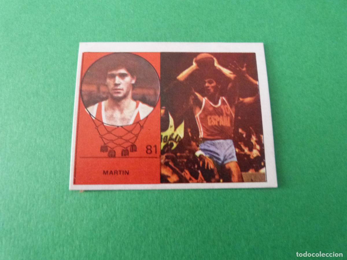 Colecionismo desportivo: CROMO BALONCESTO MARTIN ESPA&Ntilde;A DESPEGADO N&ordm; 81 LIGA BALONCESTO 1984-1985/84-85 CLESA