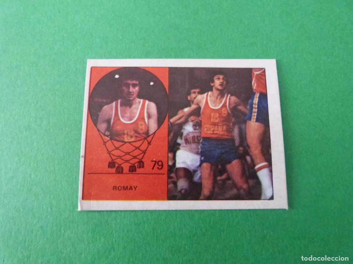 Colecionismo desportivo: CROMO BALONCESTO ROMAY ESPA&Ntilde;A DESPEGADO N&ordm; 79 LIGA BALONCESTO 1984-1985/84-85 CLESA
