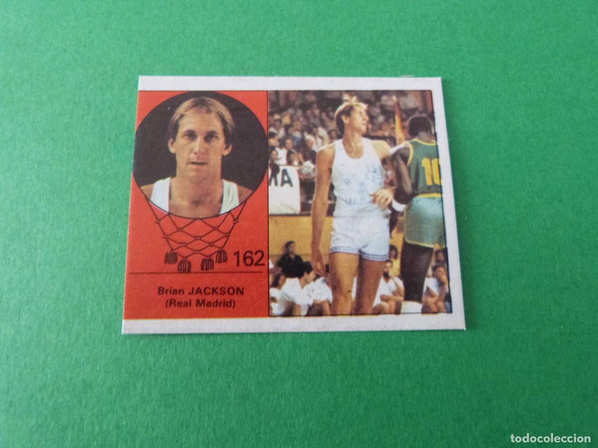 Colecionismo desportivo: CROMO BALONCESTO JACKSON REAL MADRID DESPEGADO N&ordm; 162 LIGA BALONCESTO 1984-1985/84-85 CLESA