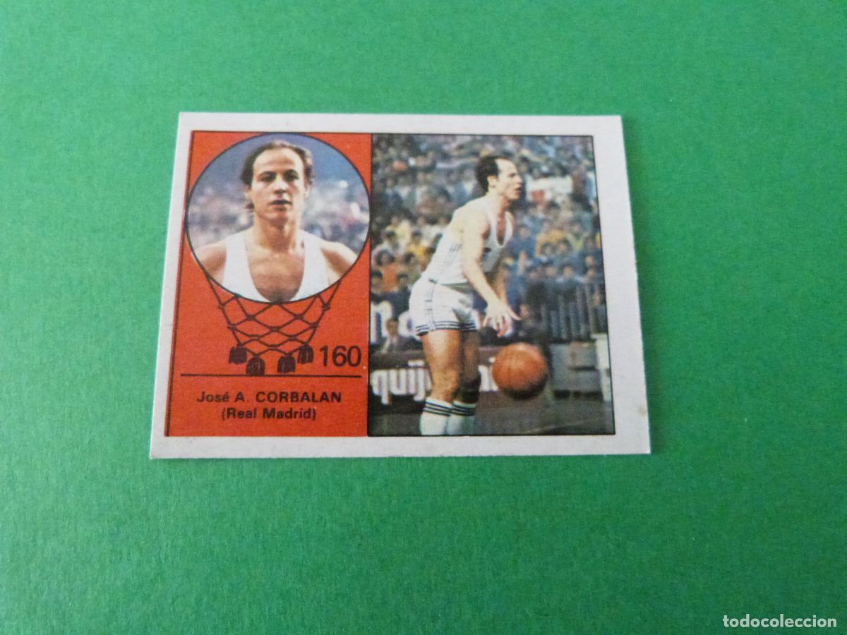Colecionismo desportivo: CROMO BALONCESTO CORBALAN REAL MADRID DESPEGADO N&ordm; 160 LIGA BALONCESTO 1984-1985/84-85 CLESA
