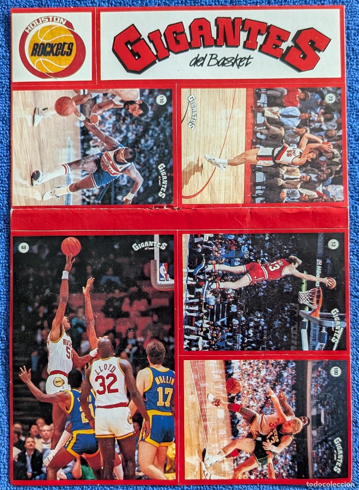 Coleccionismo deportivo: Lamina de cromos - NBA - Gigantes del Basket - Hobby Press (1987)