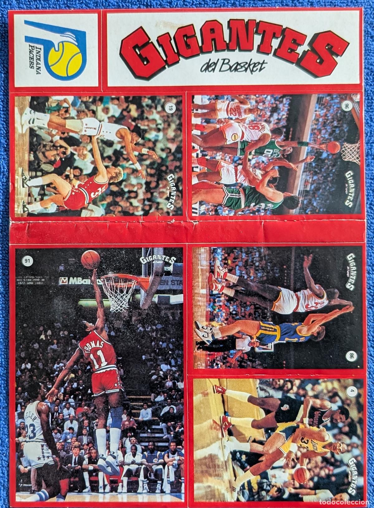 Coleccionismo deportivo: Lamina de cromos - NBA - Gigantes del Basket - Hobby Press (1987)