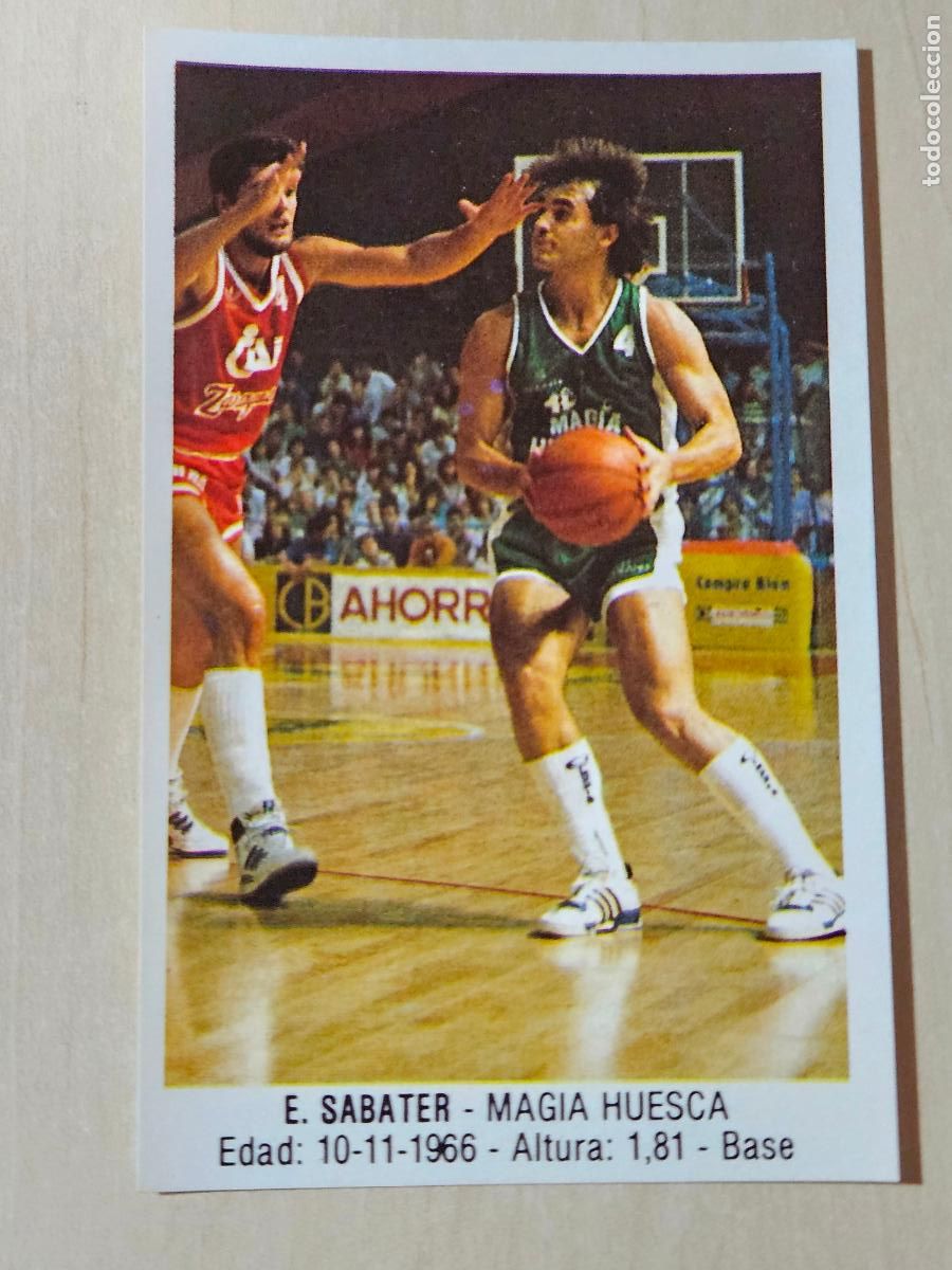 Sammelleidenschaft Sport: CROMO N&ordm; 78 SABATER - ALBUM BALONCESTO 88 MERCHANTE - CONVERSE