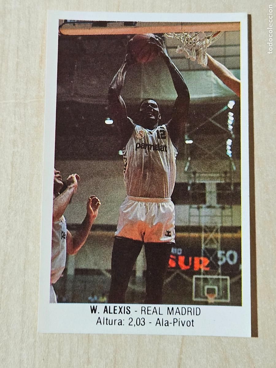 Sammelleidenschaft Sport: CROMO N&ordm; 94 ALEXIS - ALBUM BALONCESTO 88 MERCHANTE - CONVERSE