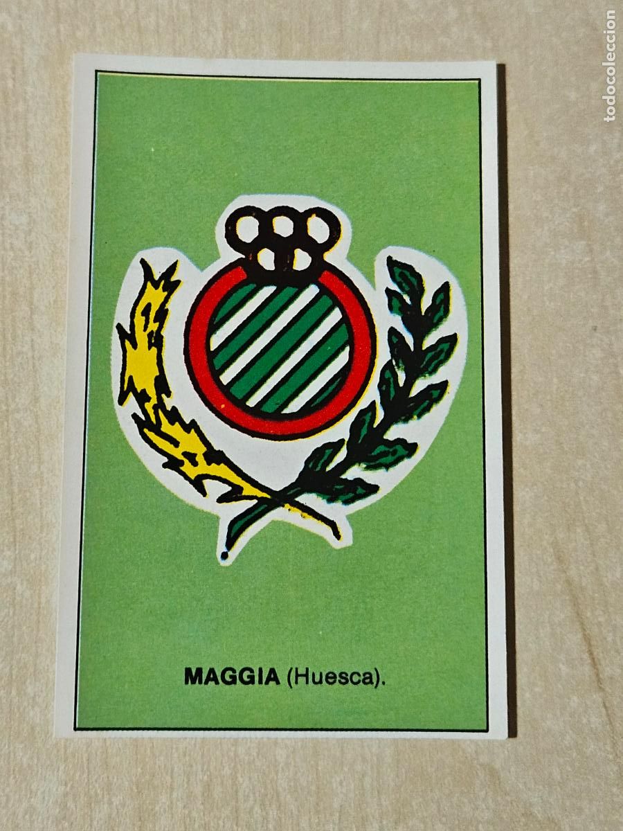 Sammelleidenschaft Sport: CROMO N&ordm; 211 ESCUDO MAGIA HUESCA - ALBUM BALONCESTO 88 MERCHANTE - CONVERSE