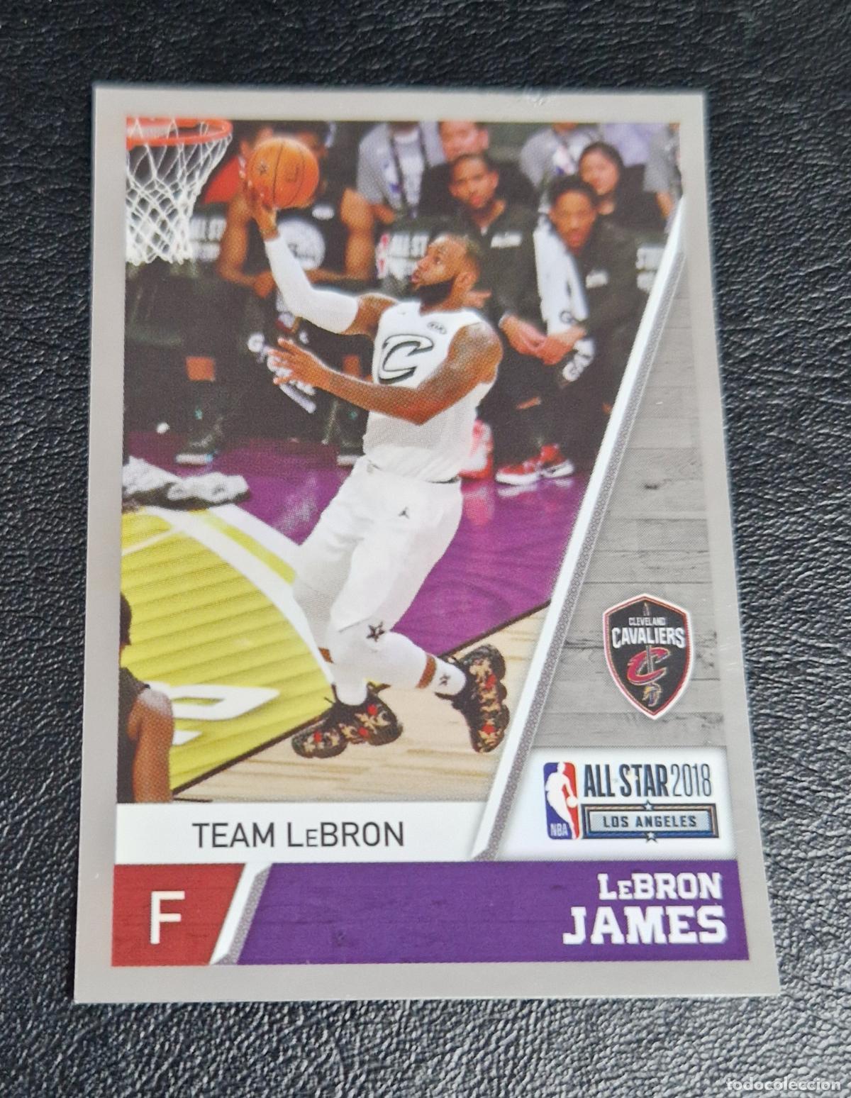 Coleccionismo deportivo: NBA 2018 2019 N&ordm; 7 ** LEBRON JAMES PANINI