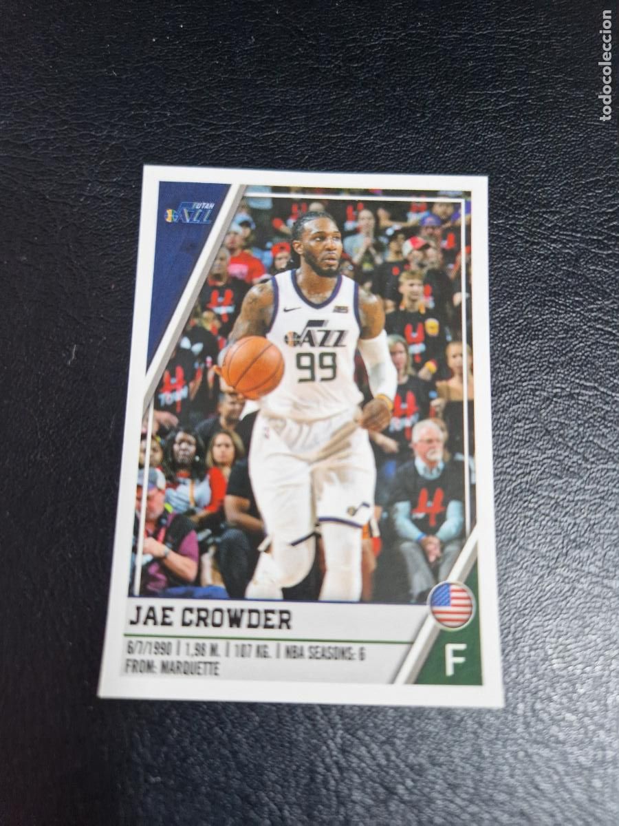 Coleccionismo deportivo: NBA 2018 2019 N&ordm; 406 CROWDER PANINI