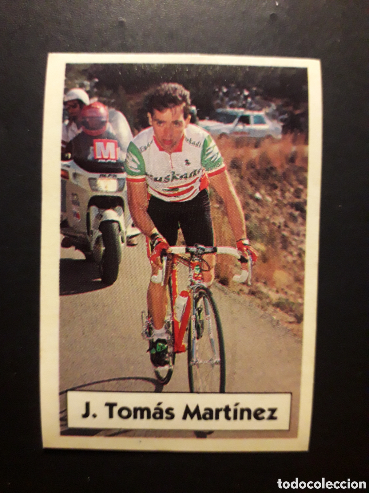 Sports collectibles: J TOM&Aacute;S MART&Iacute;NEZ, EUSKADI CICLISMO LA VUELTA CICLISTA DE BIMBO 1994 N&deg; 44 SIN PEGAR PEDIDO M&Iacute;NIMO 3&euro;