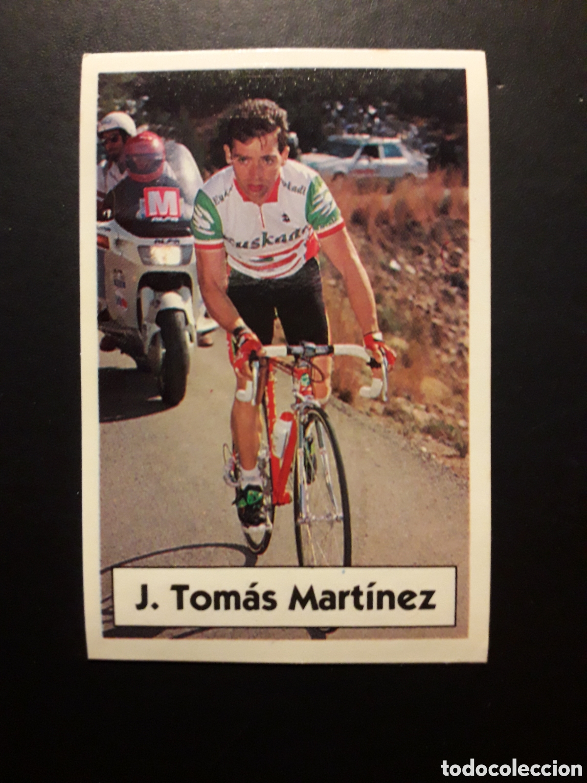 Sports collectibles: J TOM&Aacute;S MART&Iacute;NEZ, EUSKADI CICLISMO LA VUELTA CICLISTA DE BIMBO 1994 N&deg; 44 SIN PEGAR PEDIDO M&Iacute;NIMO 3&euro;