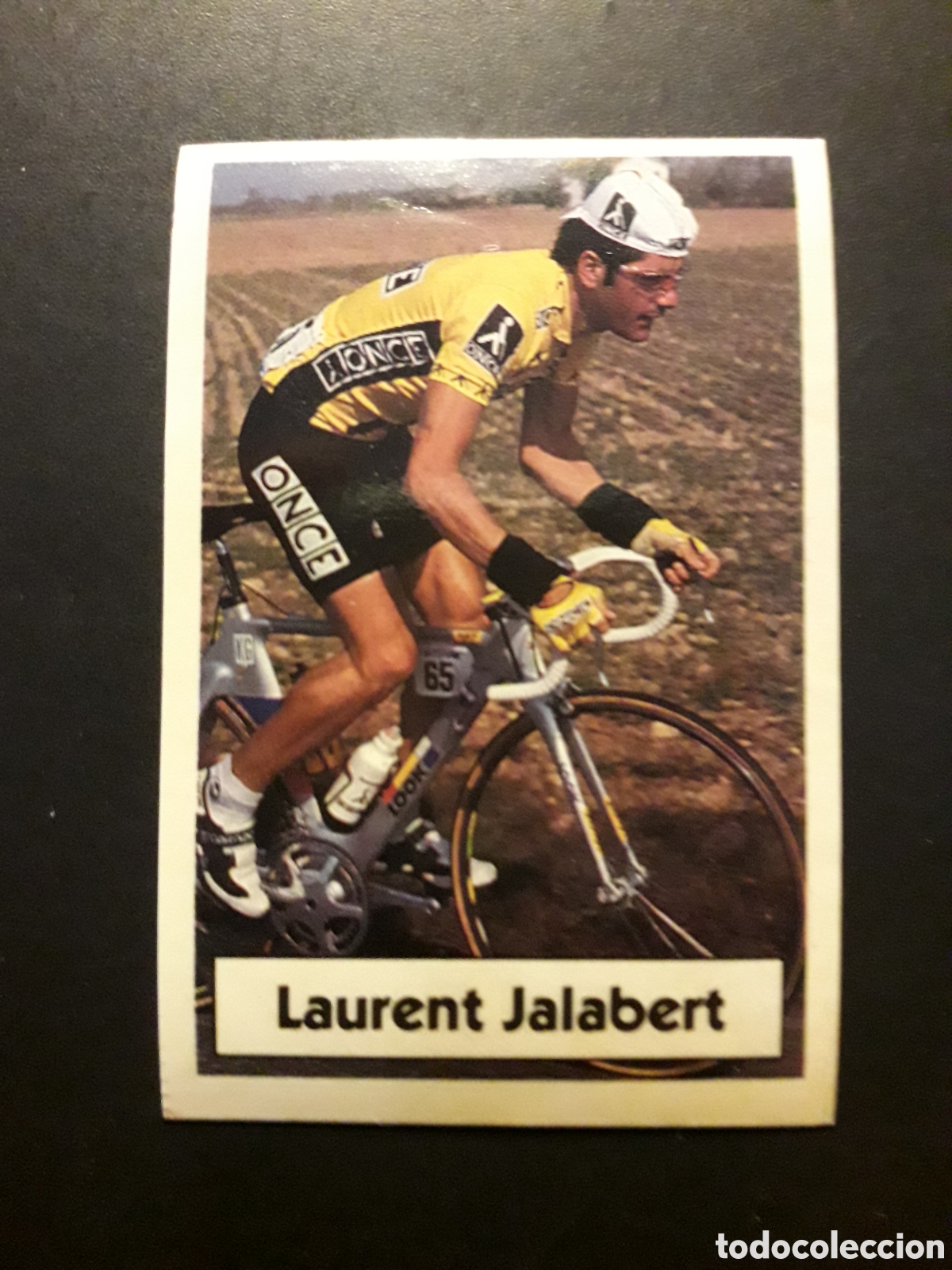 Sports collectibles: LAURENT JALABERT, ONCE CICLISMO LA VUELTA CICLISTA DE BIMBO 1994 N&deg; 3 SIN PEGAR PEDIDO M&Iacute;NIMO 3&euro;