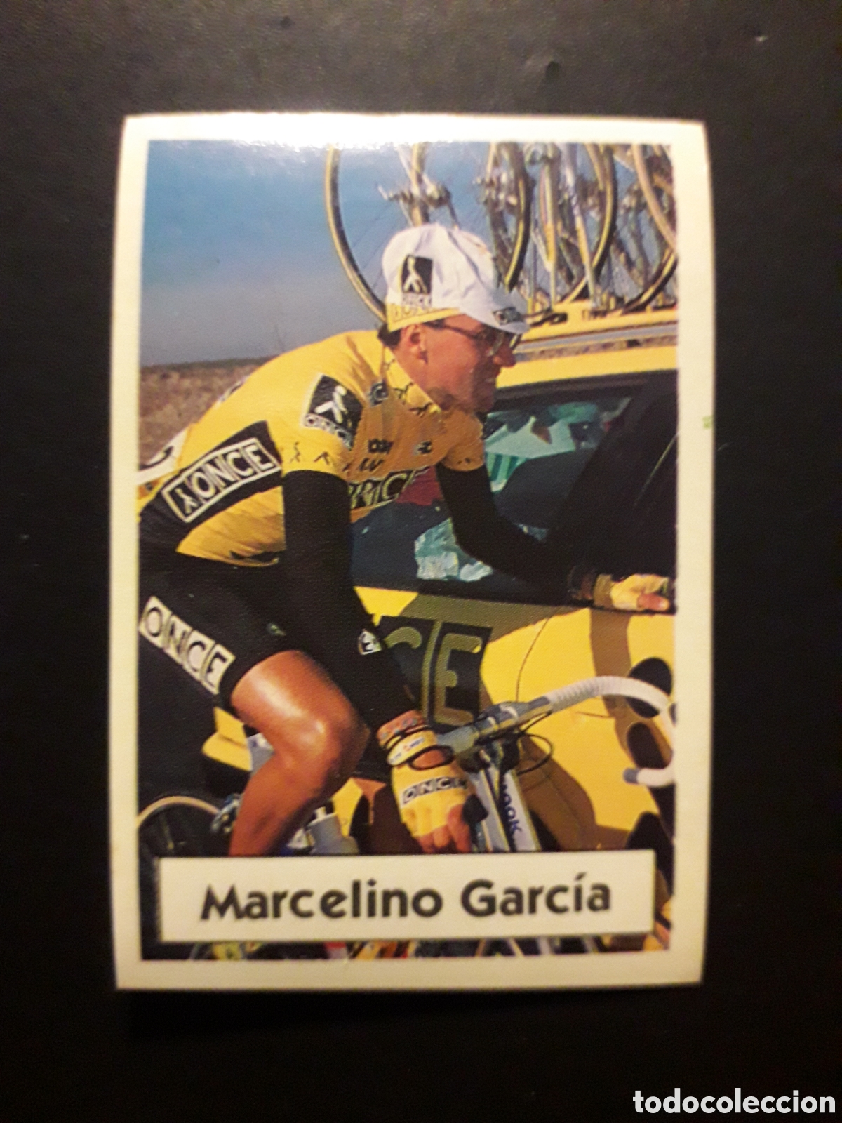 Sports collectibles: MARCELINO GARC&Iacute;A ONCE CICLISMO LA VUELTA CICLISTA DE BIMBO 1994 N&deg; 6 SIN PEGAR PEDIDO M&Iacute;NIMO 3&euro;