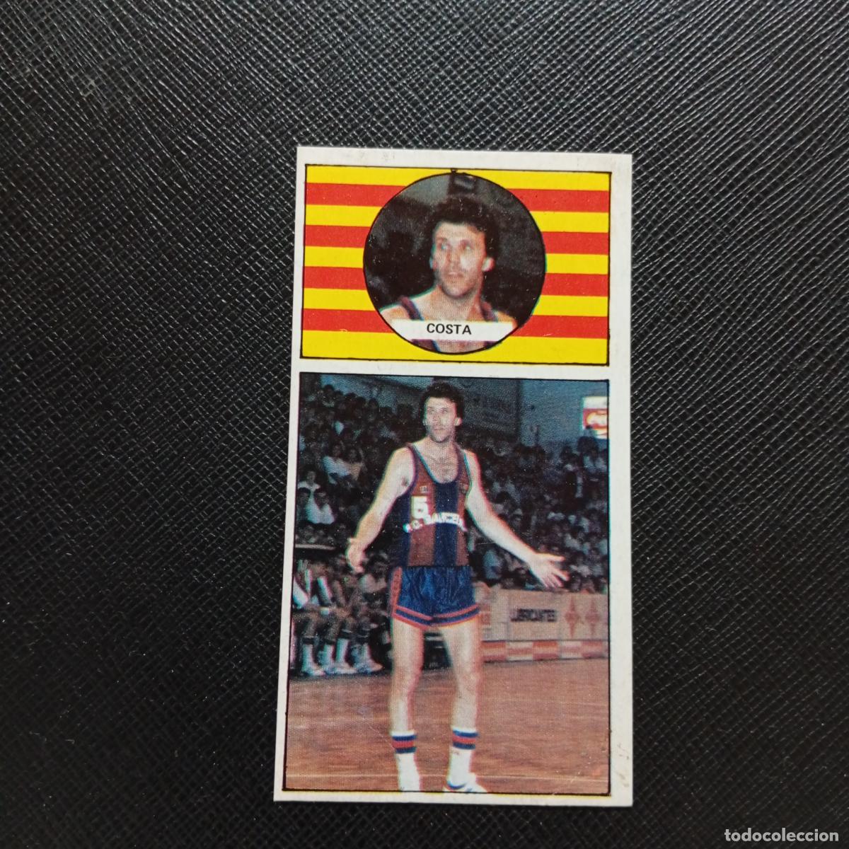 Coleccionismo deportivo: 2 COSTA BARCELONA MERCHANTE 1986 1987 CROMO BALONCESTO LIGA - DESPEGADO - A125 PG10