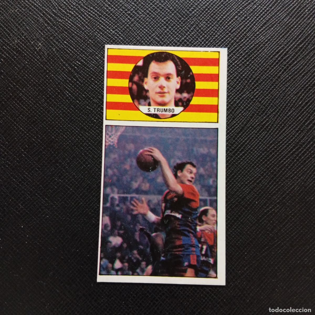 Coleccionismo deportivo: 5 S TRUMBO BARCELONA MERCHANTE 1986 1987 CROMO BALONCESTO LIGA - DESPEGADO - A125 PG19
