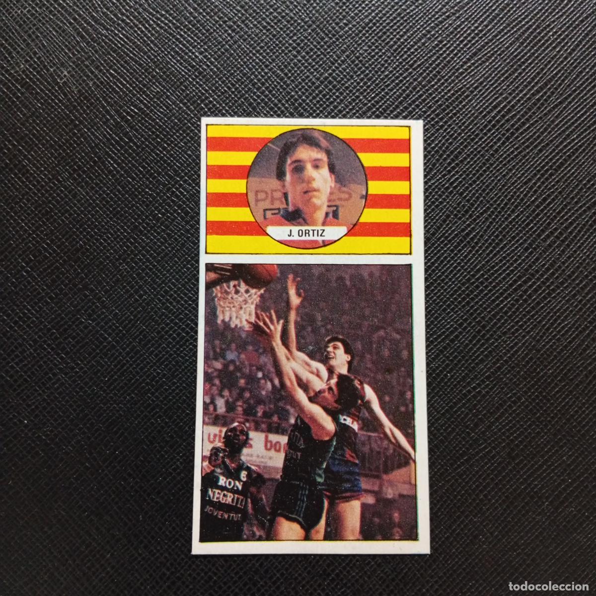 Coleccionismo deportivo: 8 ORTIZ BARCELONA MERCHANTE 1986 1987 CROMO BALONCESTO LIGA - DESPEGADO - A125 PG37