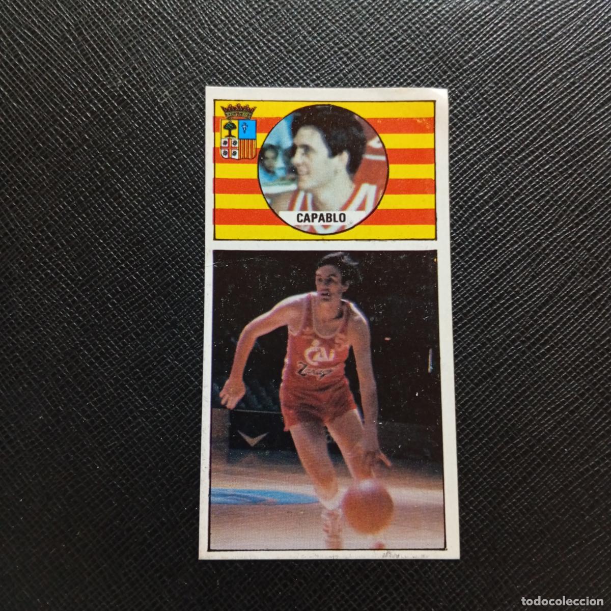 Coleccionismo deportivo: 39 CAPABLO CAI ZARAGOZA MERCHANTE 1986 1987 CROMO BALONCESTO LIGA - DESPEGADO - A125 PG109