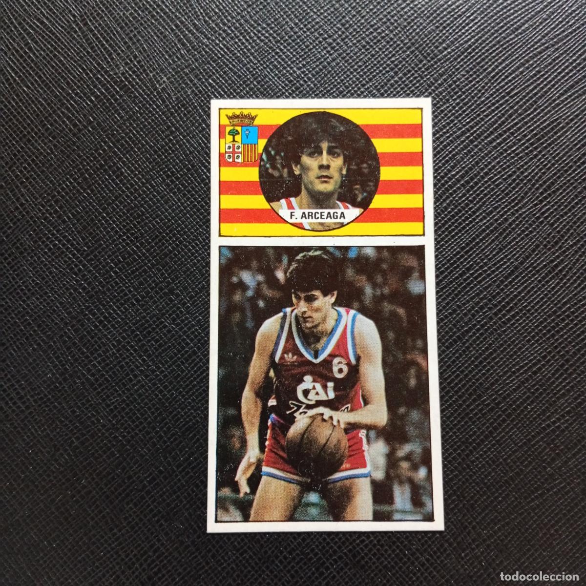 Coleccionismo deportivo: 40 F ARCEAGA CAI ZARAGOZA MERCHANTE 1986 1987 CROMO BALONCESTO LIGA - DESPEGADO - A125 PG109