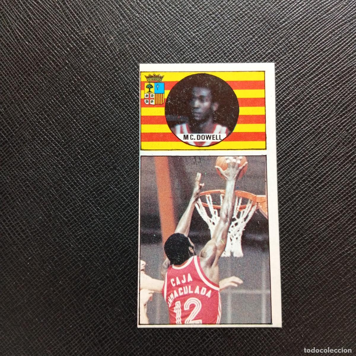 Coleccionismo deportivo: 42 McDOWELL CAI ZARAGOZA MERCHANTE 1986 1987 CROMO BALONCESTO LIGA - DESPEGADO - A125 PG118