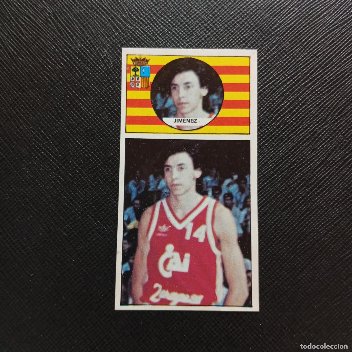 Coleccionismo deportivo: 43 JIMENEZ CAI ZARAGOZA MERCHANTE 1986 1987 CROMO BALONCESTO LIGA - DESPEGADO - A125 PG118