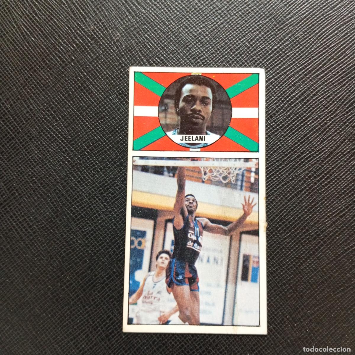 Coleccionismo deportivo: 49 JEELANI CAJA ALAVA MERCHANTE 1986 1987 CROMO BALONCESTO LIGA - DESPEGADO - A125 PG145