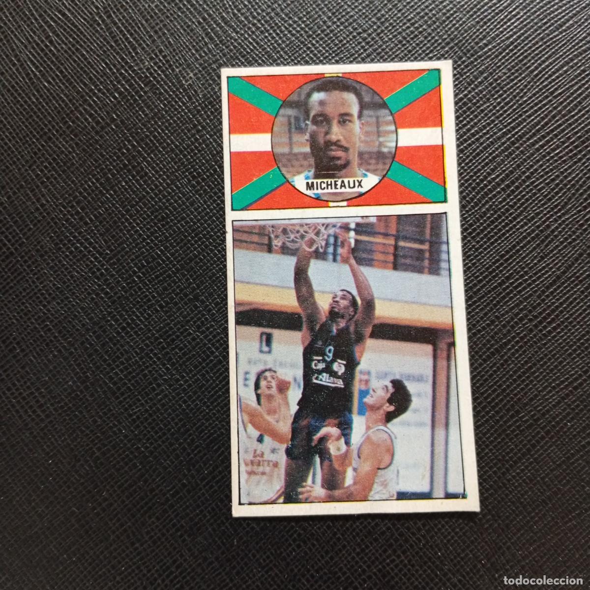 Coleccionismo deportivo: 51 MICHEAUX CAJA ALAVA MERCHANTE 1986 1987 CROMO BALONCESTO LIGA - DESPEGADO - A125 PG154