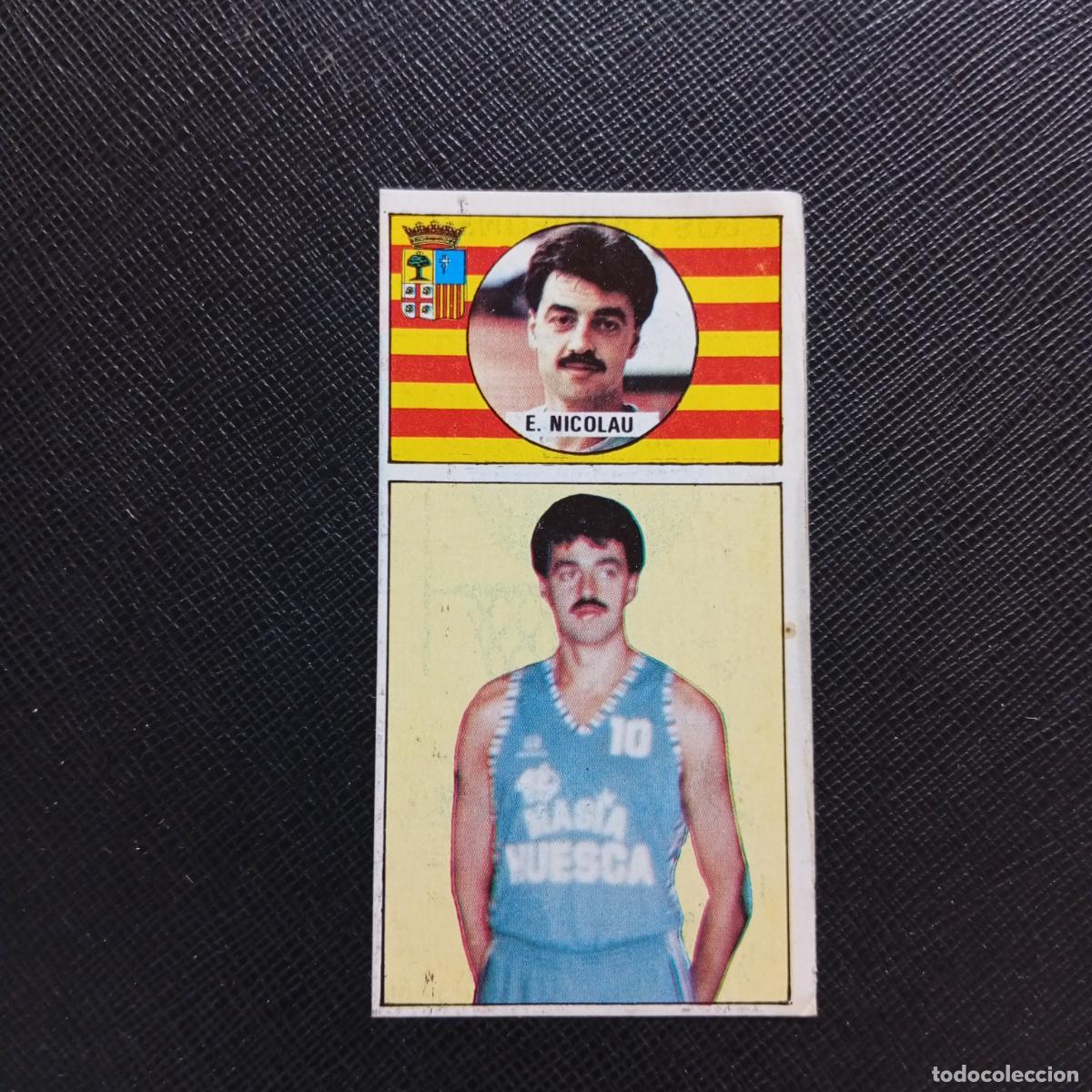 Coleccionismo deportivo: 111 NICOLAU MAGIA HUESCA MERCHANTE 1986 1987 CROMO BALONCESTO LIGA - DESPEGADO - A125 PG307