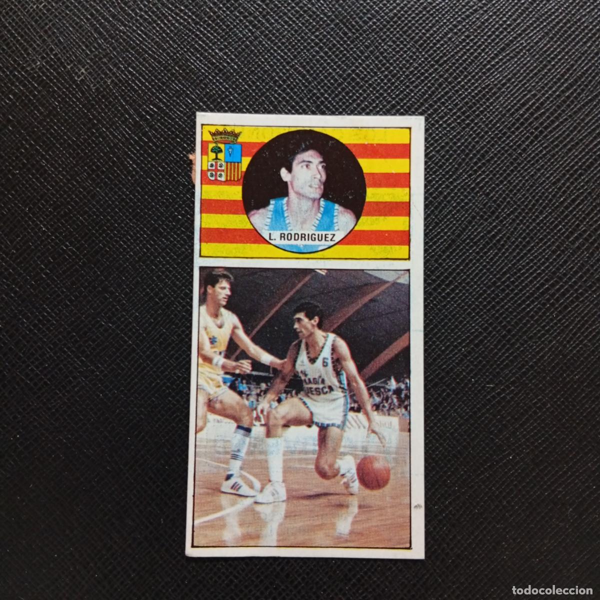 Coleccionismo deportivo: 113 L RODRIGUEZ MAGIA HUESCA MERCHANTE 1986 1987 CROMO BALONCESTO LIGA - DESPEGADO - A125 PG307
