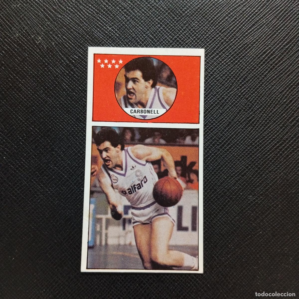 Coleccionismo deportivo: 124 CARBONELL REAL MADRID MERCHANTE 1986 1987 CROMO BALONCESTO LIGA - DESPEGADO - A125 PG334