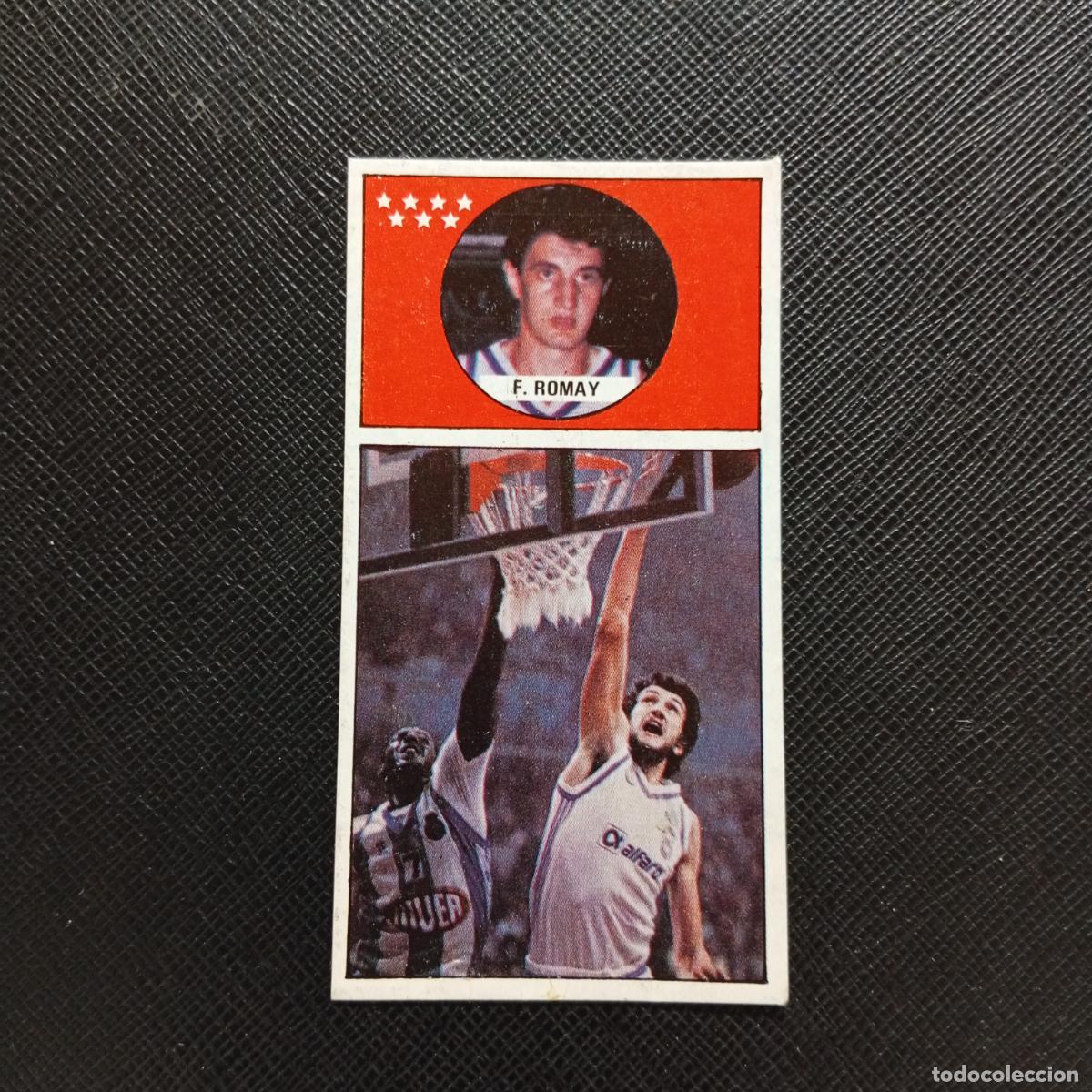 Coleccionismo deportivo: 125 ROMAY REAL MADRID MERCHANTE 1986 1987 CROMO BALONCESTO LIGA - DESPEGADO - A125 PG343